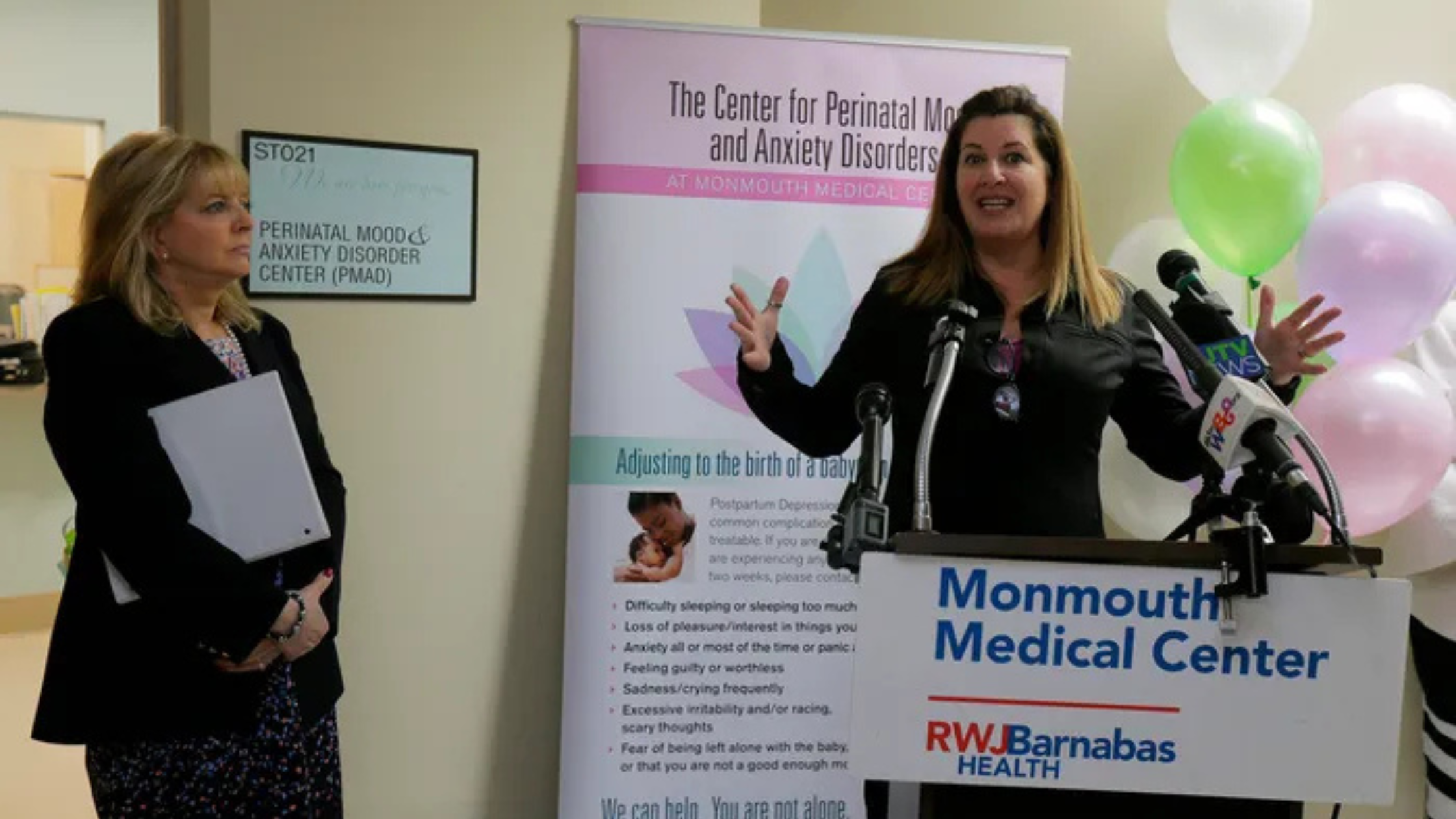 Opening of the Center for Perinatal Mood and Anxiety Disorders, Monmouth Medical Center.